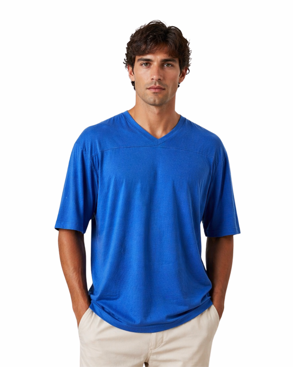 ZARA MAN - Men’s Relaxed Fit Knit Short Sleeve Top