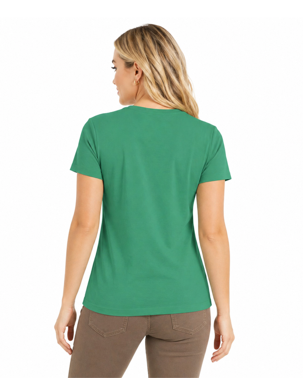 KAREN SCOTT - Petite Cotton V-Neck Top