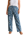 ESMARA - Women’s Paisley Print All Cotton Pants