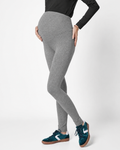 ESMARA - Women’s Maternity Organic Cotton blend Grey Leggings