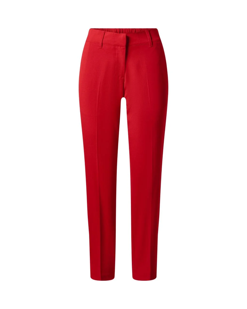ESMARA - Women’s Red Ankle-Length Slack Pants