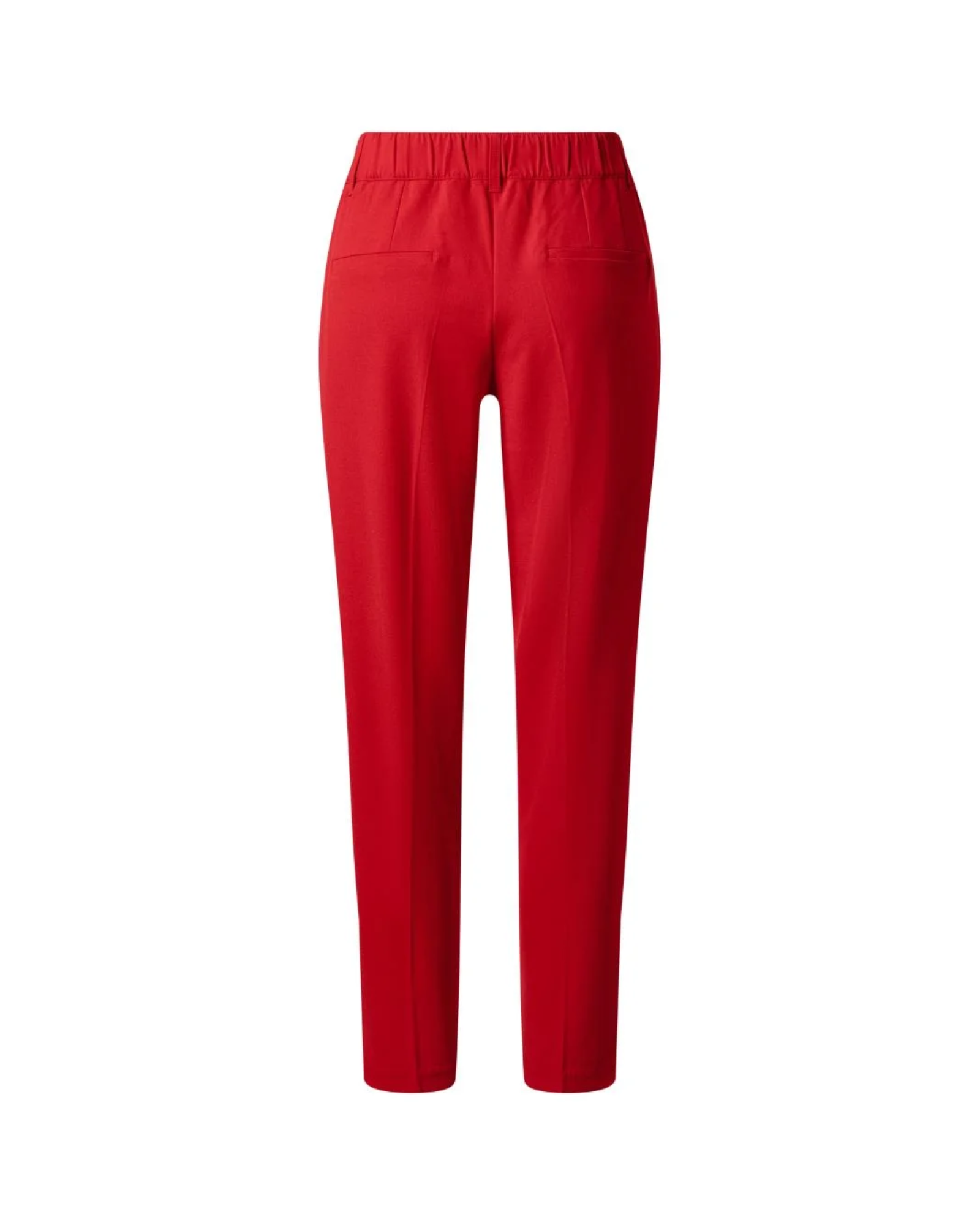 ESMARA - Women’s Red Ankle-Length Slack Pants