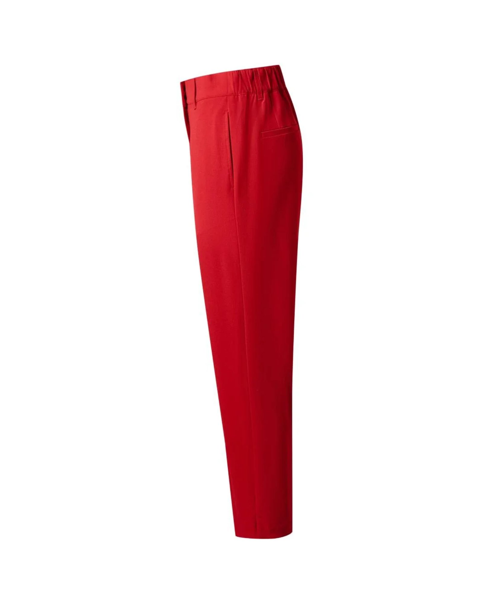 ESMARA - Women’s Red Ankle-Length Slack Pants
