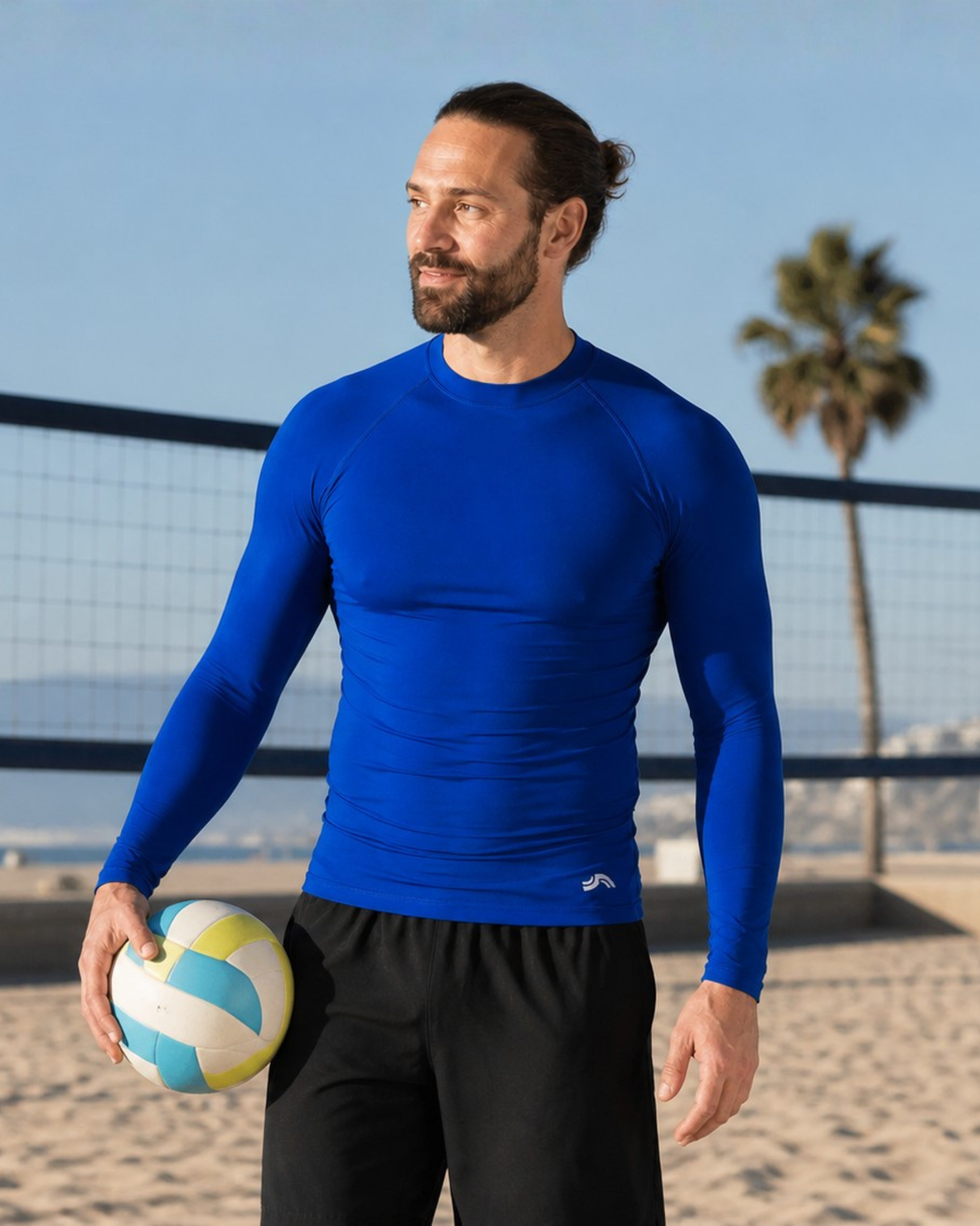 CRIVIT - Men’s Blue UV Protection Swim Rash Vest