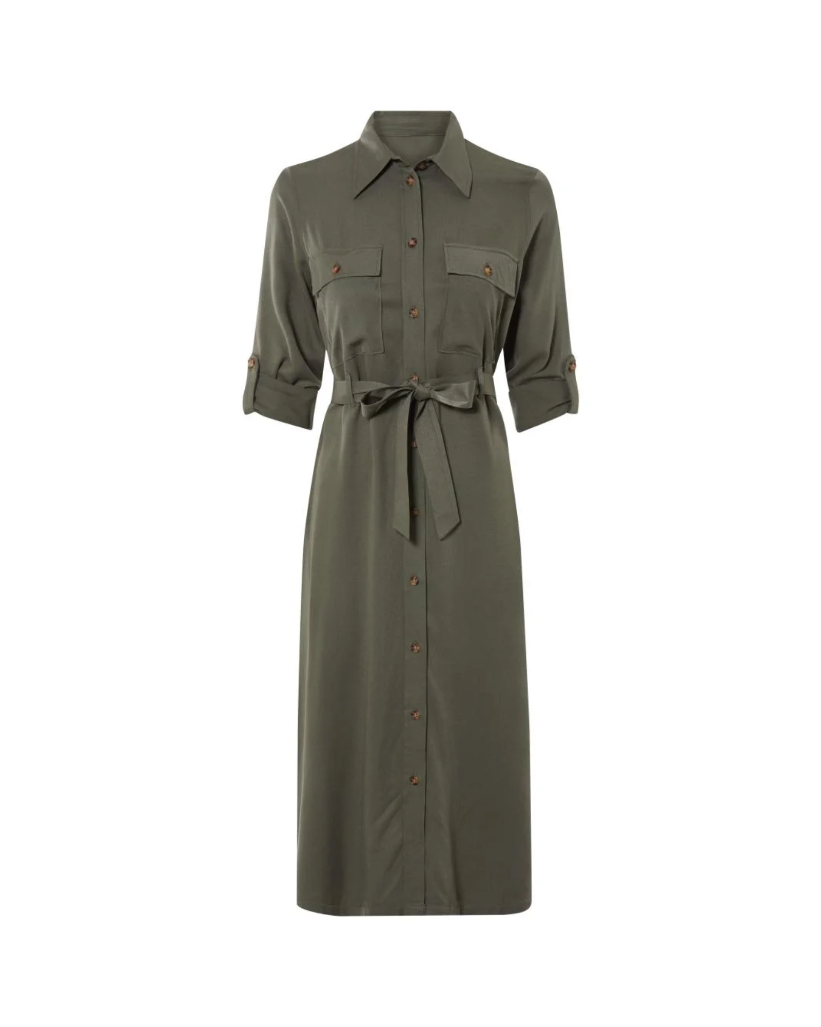 ESMARA - Women’s Relaxed Fit Midi Shirt Dress