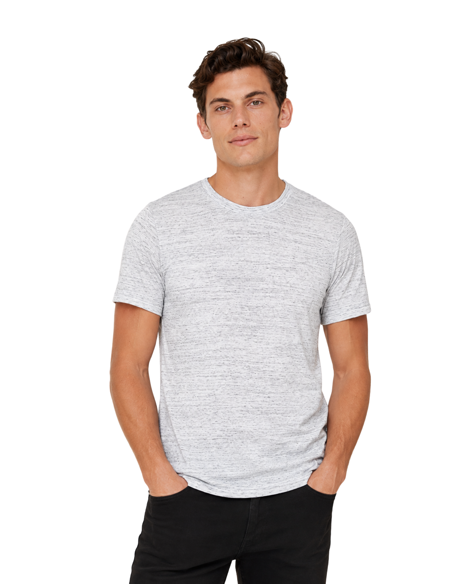 Splash - Men’s Marble Cotton T-Shirt