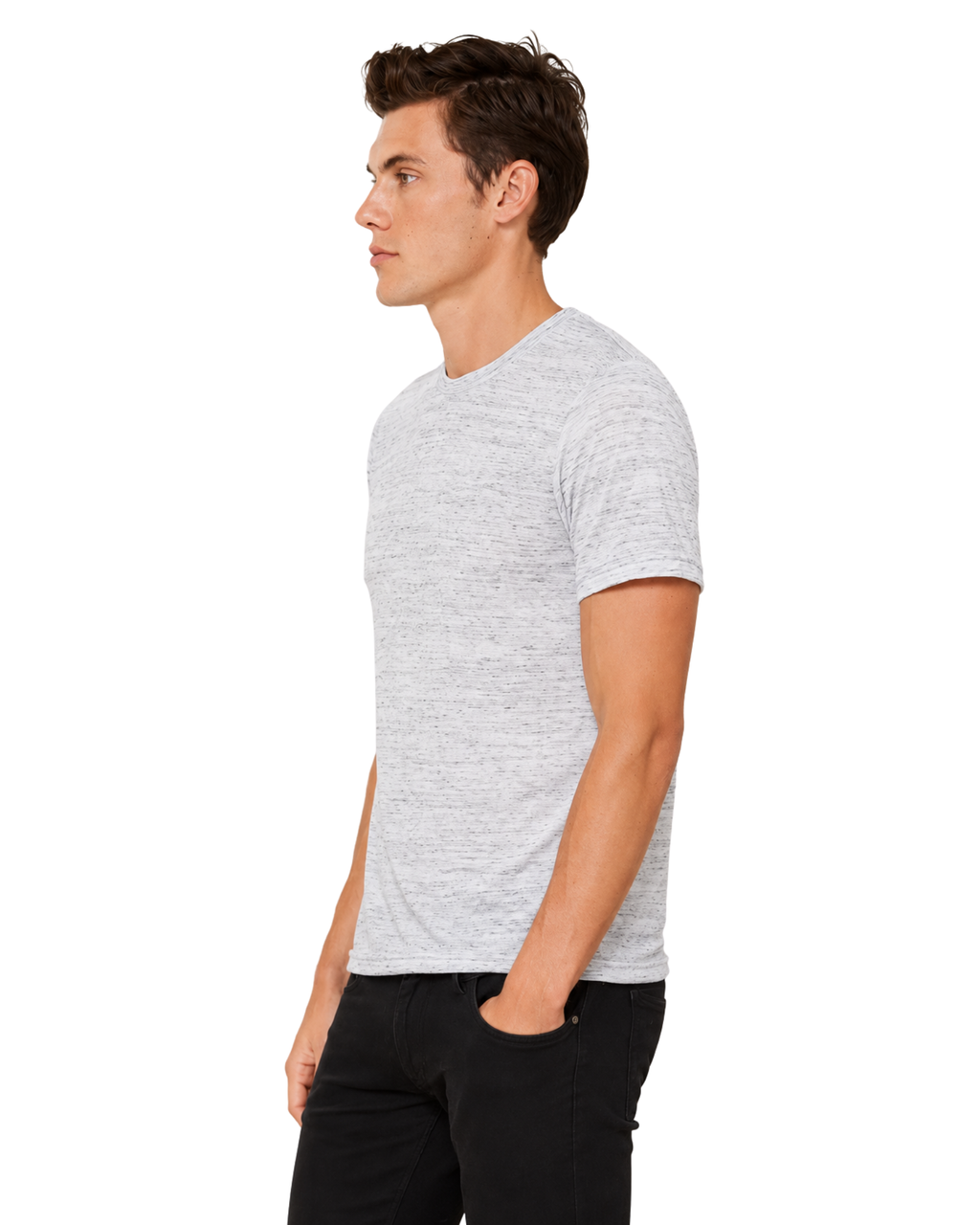 Splash - Men’s Marble Cotton T-Shirt