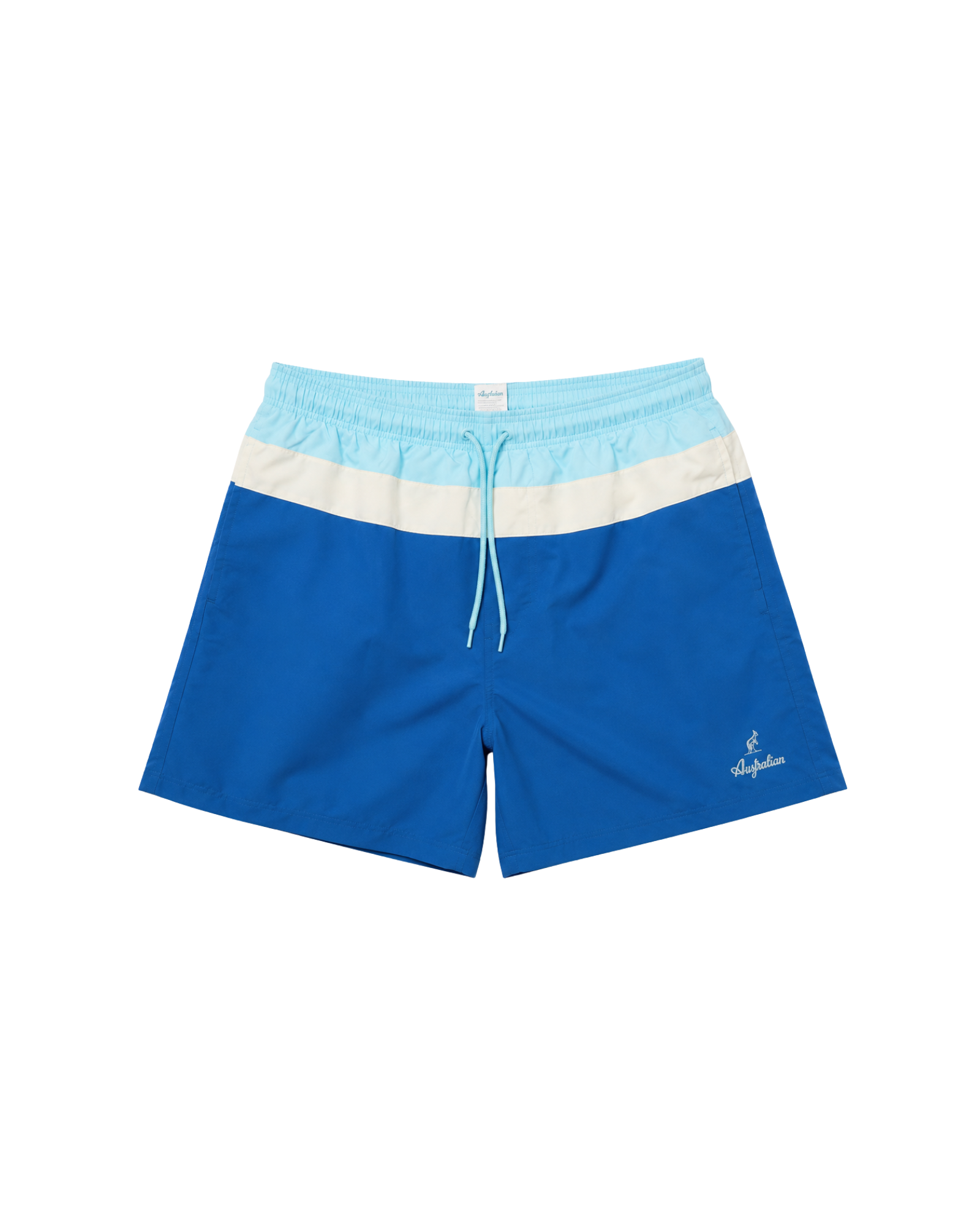 AUSTRALIAN - Men’s Blue Colorblock Swim Shorts