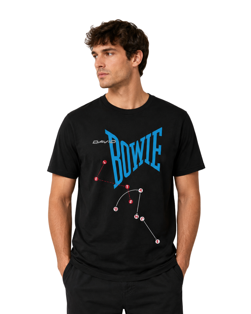 DAVID BOWIE - “Let’s Dance” Graphic Cotton T-Shirt