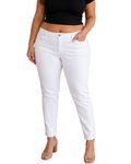 SPLASH - Women’s White Low-Rise Skinny Jeans