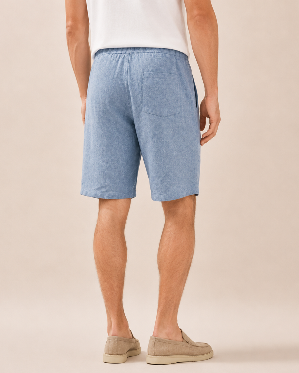 LIVERGY - Premium Linen-Cotton blend short