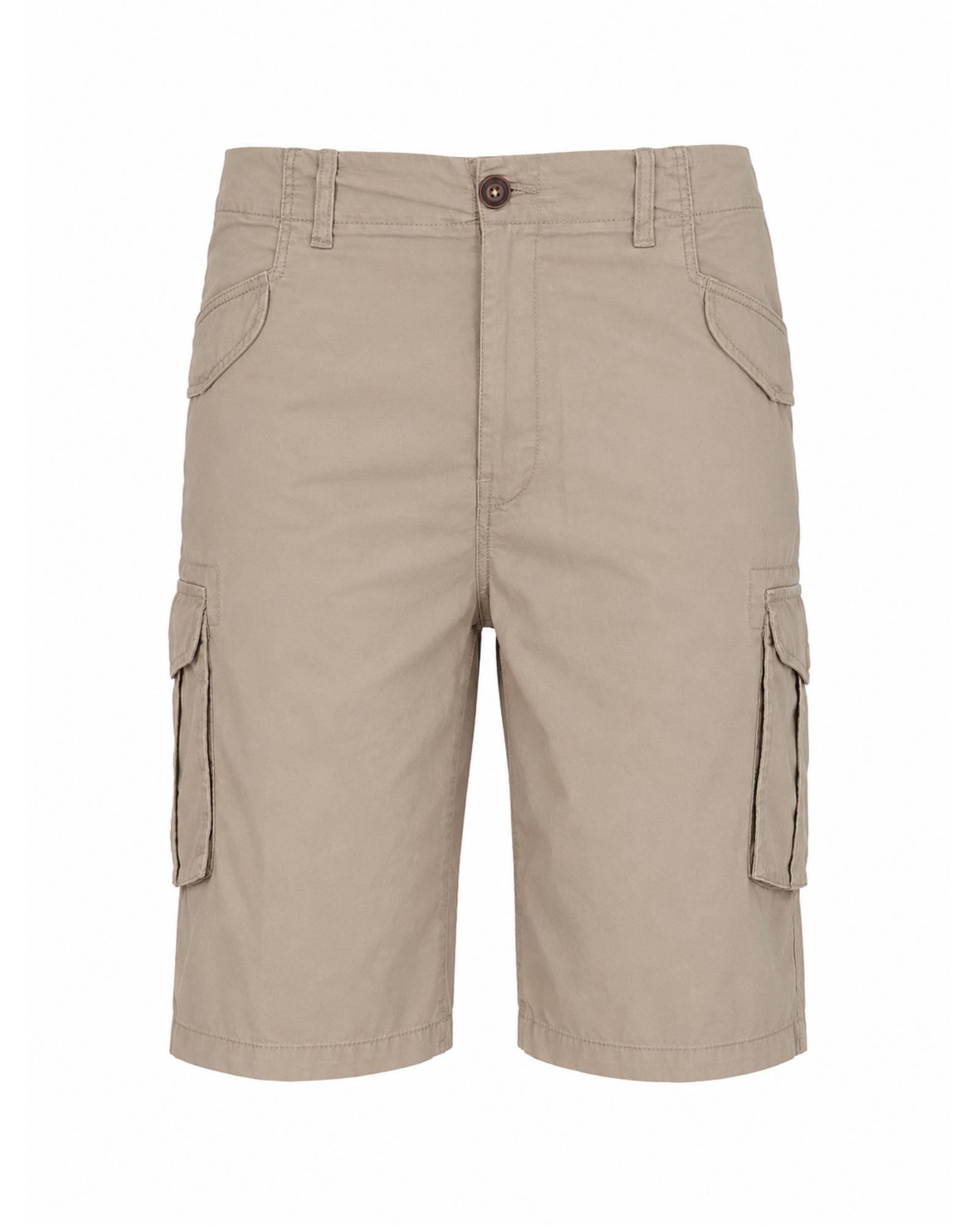 SPLASH - Men’s 100% Cotton Beige Cargo Shorts