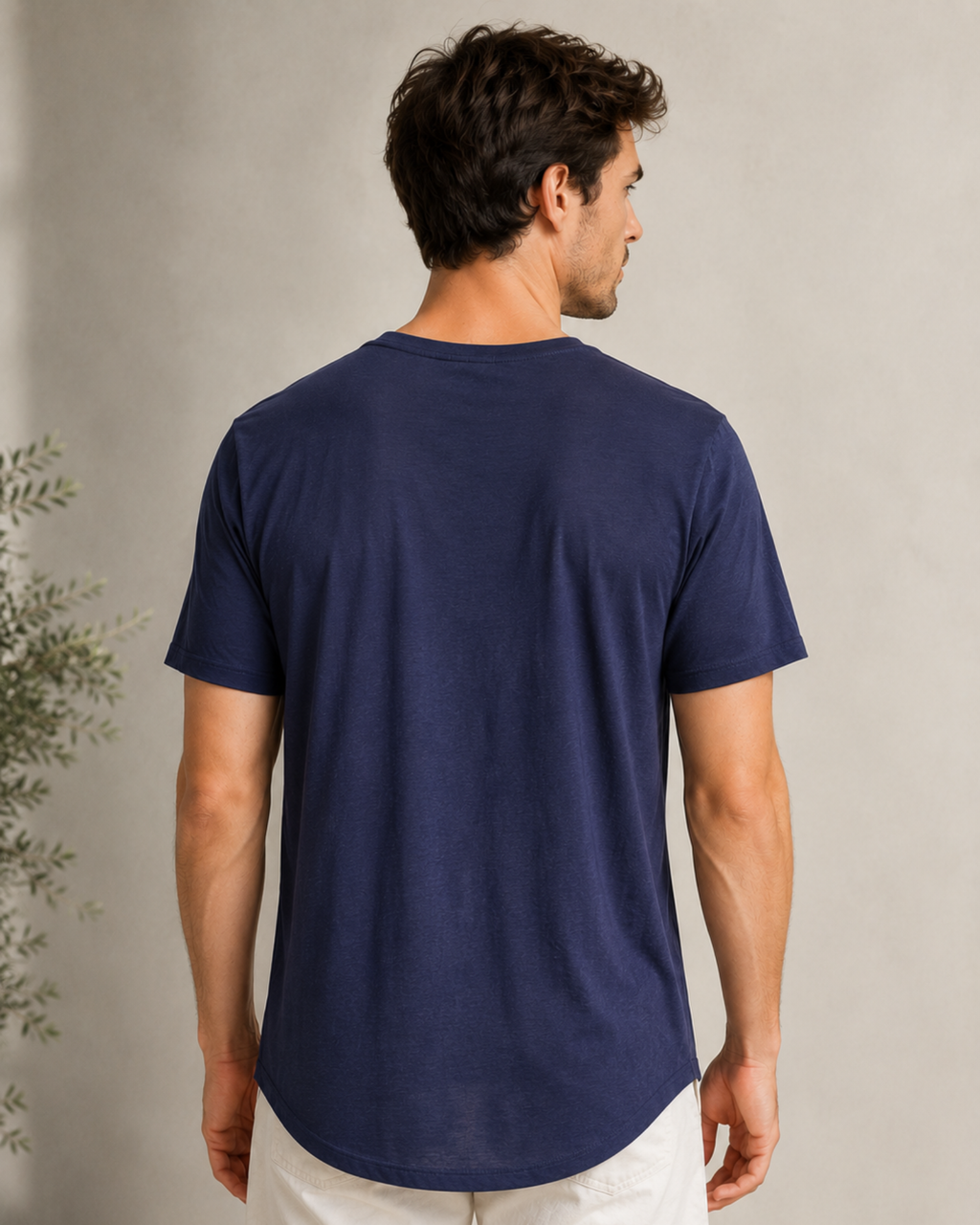 PULL&BEAR - Lightweight 100% Cotton Relaxed Fit Summer T-Shirt