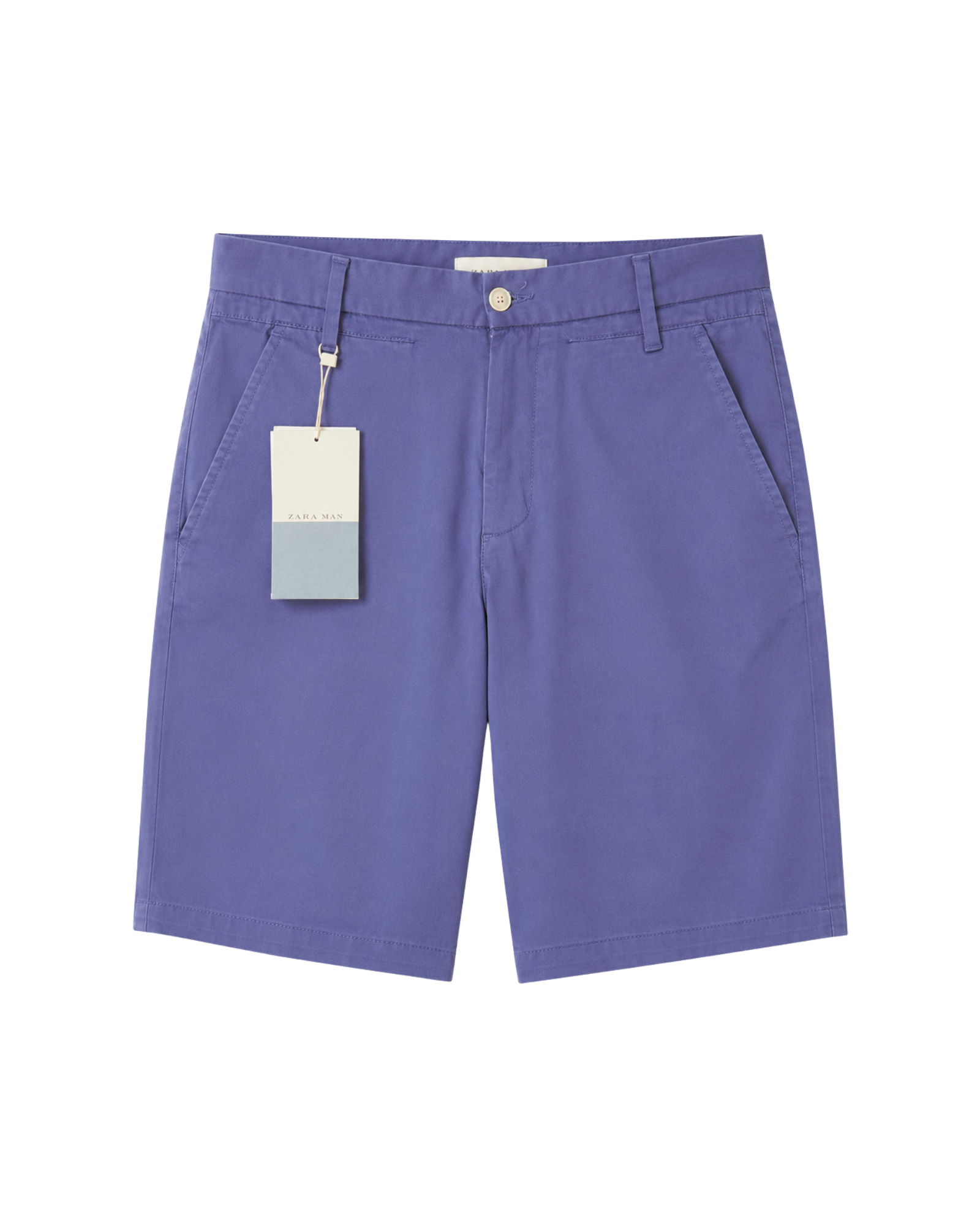 ZARA Man - Cotton Stretch Tailored Shorts