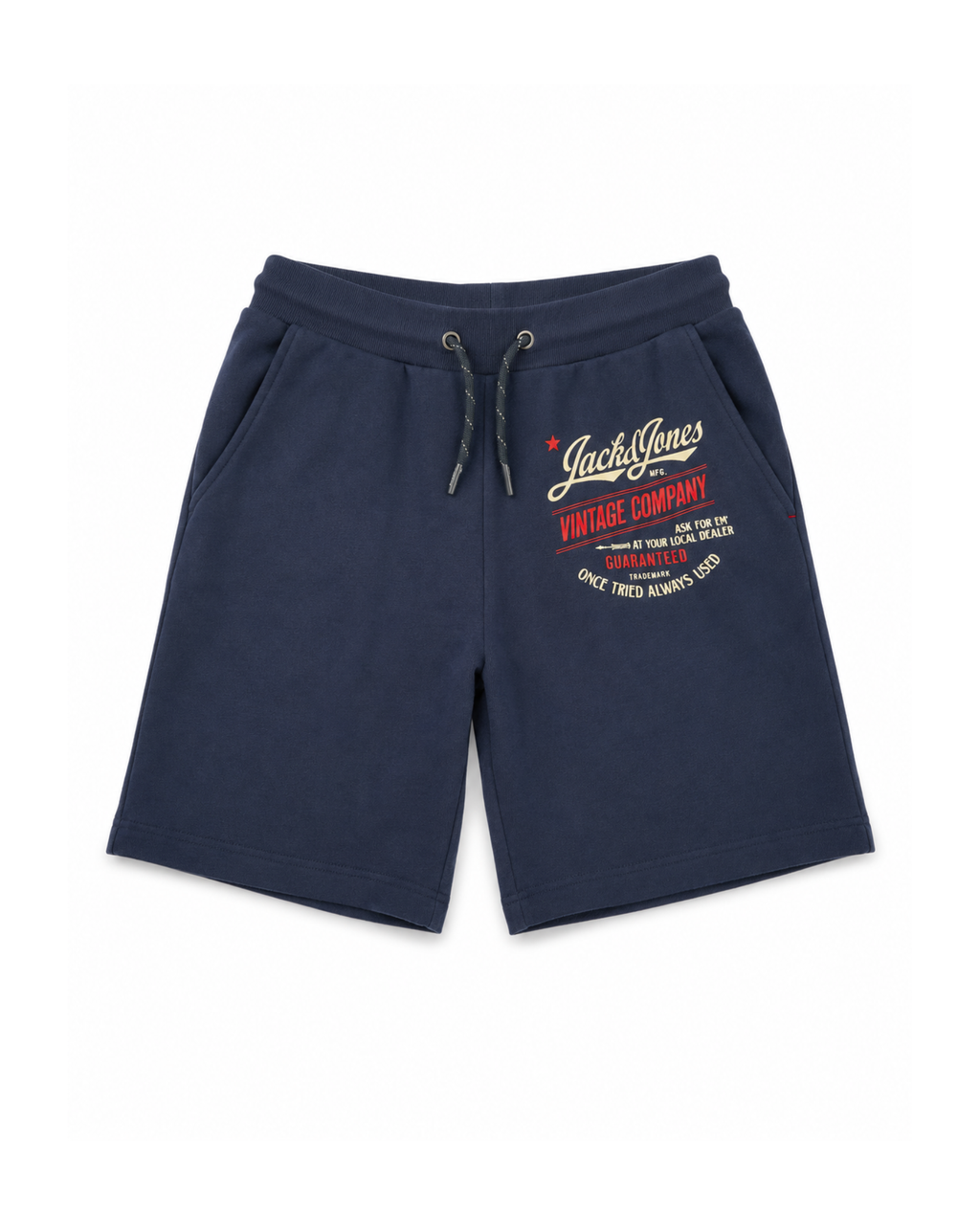 JACK & JONES - Navy Cotton Sweat Shorts