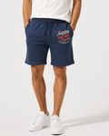JACK & JONES - Navy Cotton Sweat Shorts