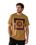 JACK & JONES - Graphic Mustard Brown T-Shirt