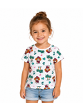 PAW PATROL X JUNGLE PUPS - Girls' All-Over Print Cotton T-Shirt