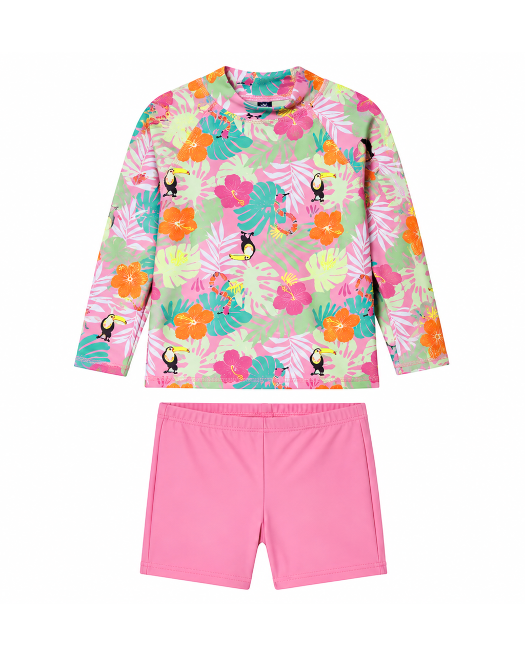 LUPILU - Girls' Tropical UV protection 50+ Swim Set