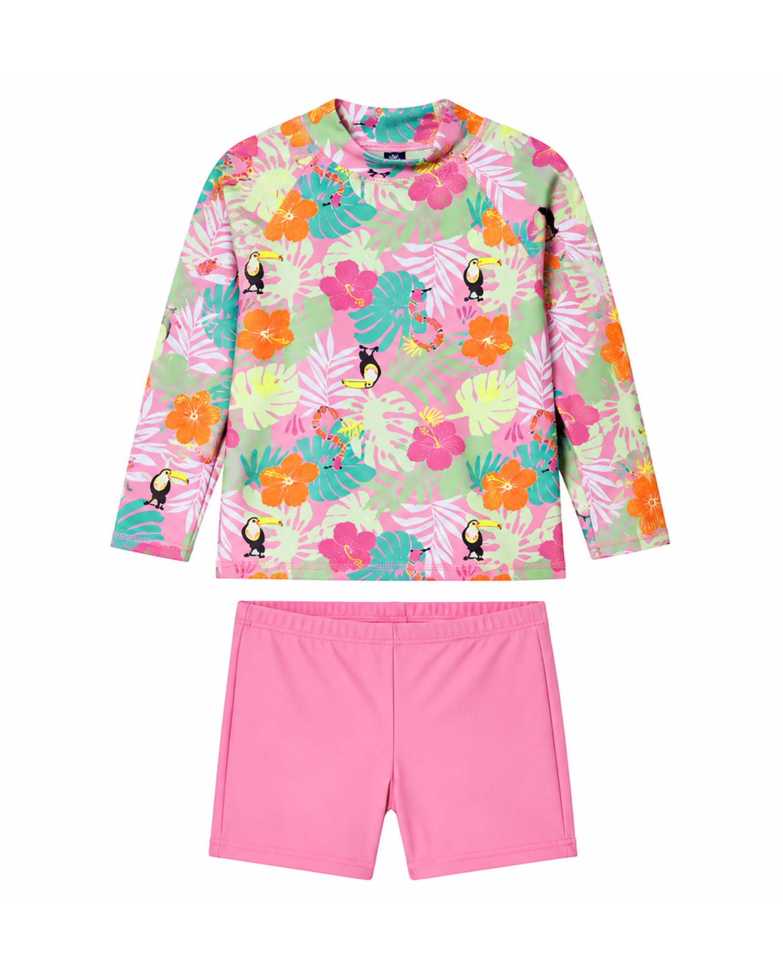 LUPILU - Girls' Tropical UV protection 50+ Swim Set