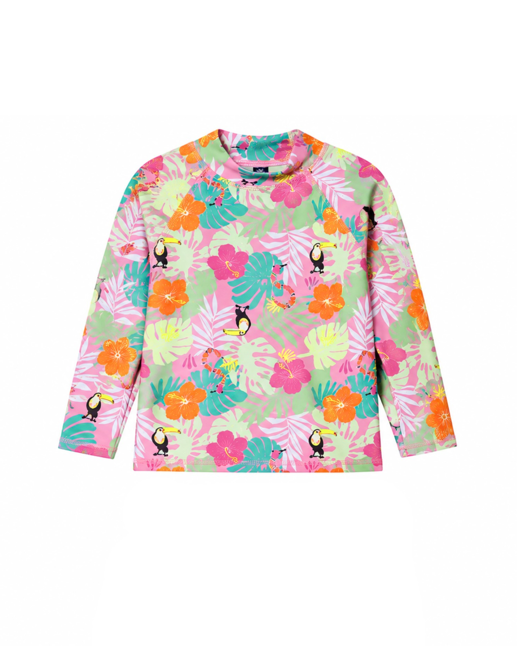 LUPILU - Girls' Tropical UV Protection 50+ Rash Guard Top