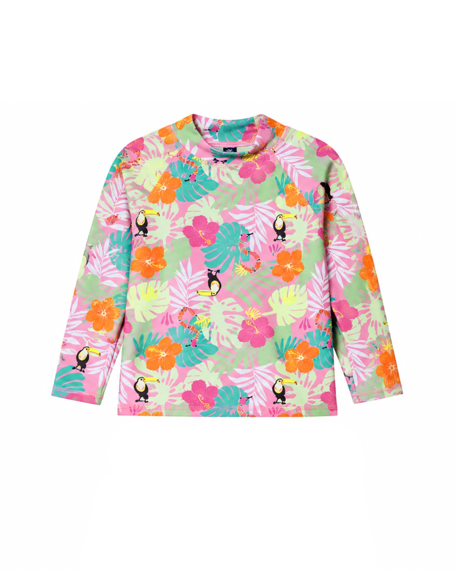 LUPILU - Girls' Tropical UV Protection 50+ Rash Guard Top