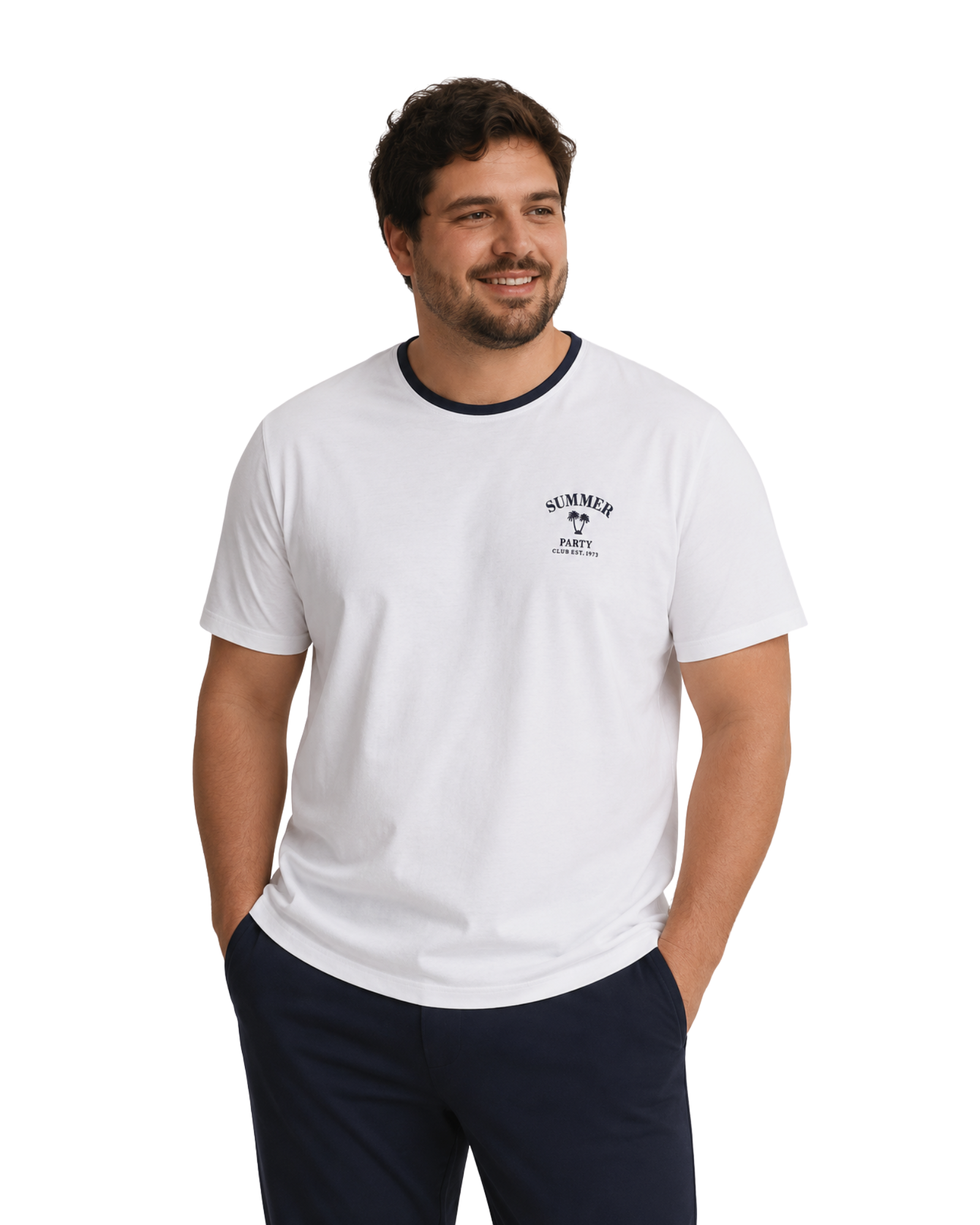 ESMARA - Men's lightweight Summer Party Cotton T-Shirt