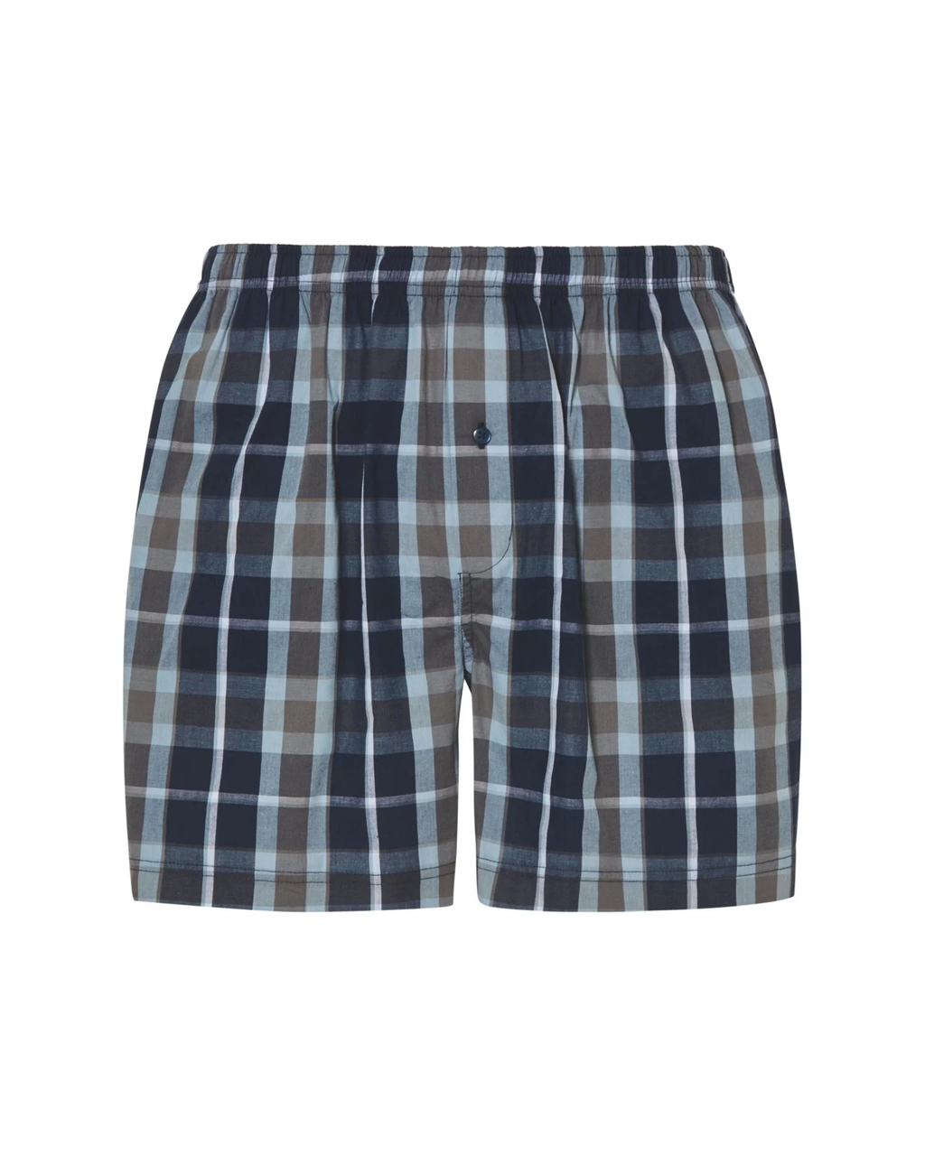 ESMARA MEN - Men's 100% Cotton Plaid Boxer Shorts