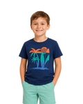 LUPILU - Boys’ Tropical Graphic Cotton T-Shirt