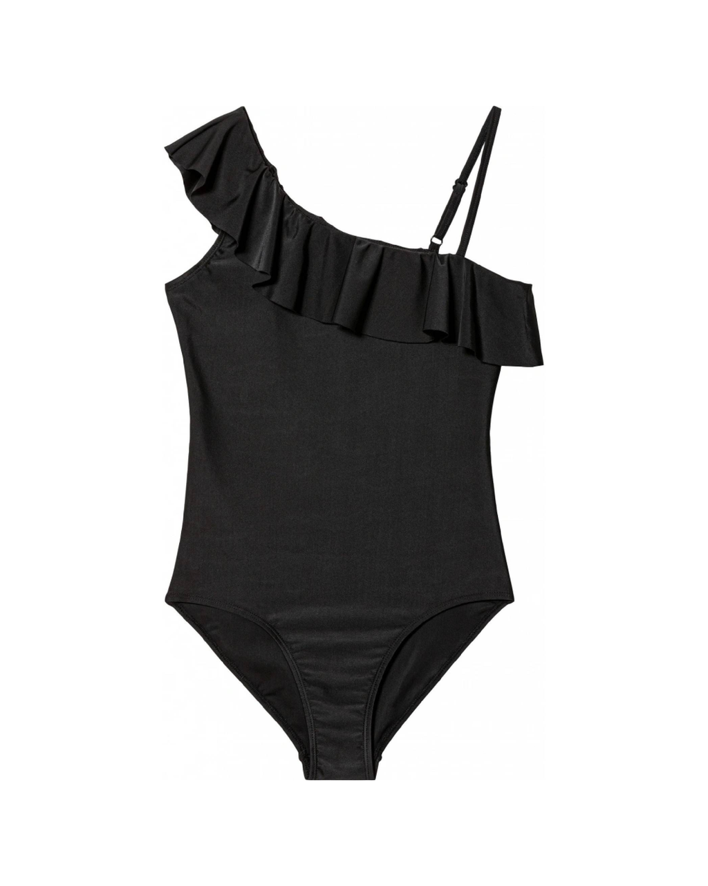 PEPPERTS - Girls' One-Shoulder Ruffle Swimsuit