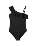 PEPPERTS - Girls' One-Shoulder Ruffle Swimsuit
