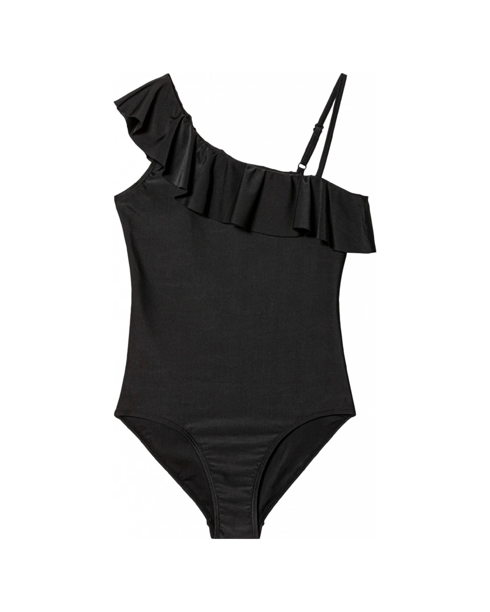 PEPPERTS - Girls' One-Shoulder Ruffle Swimsuit