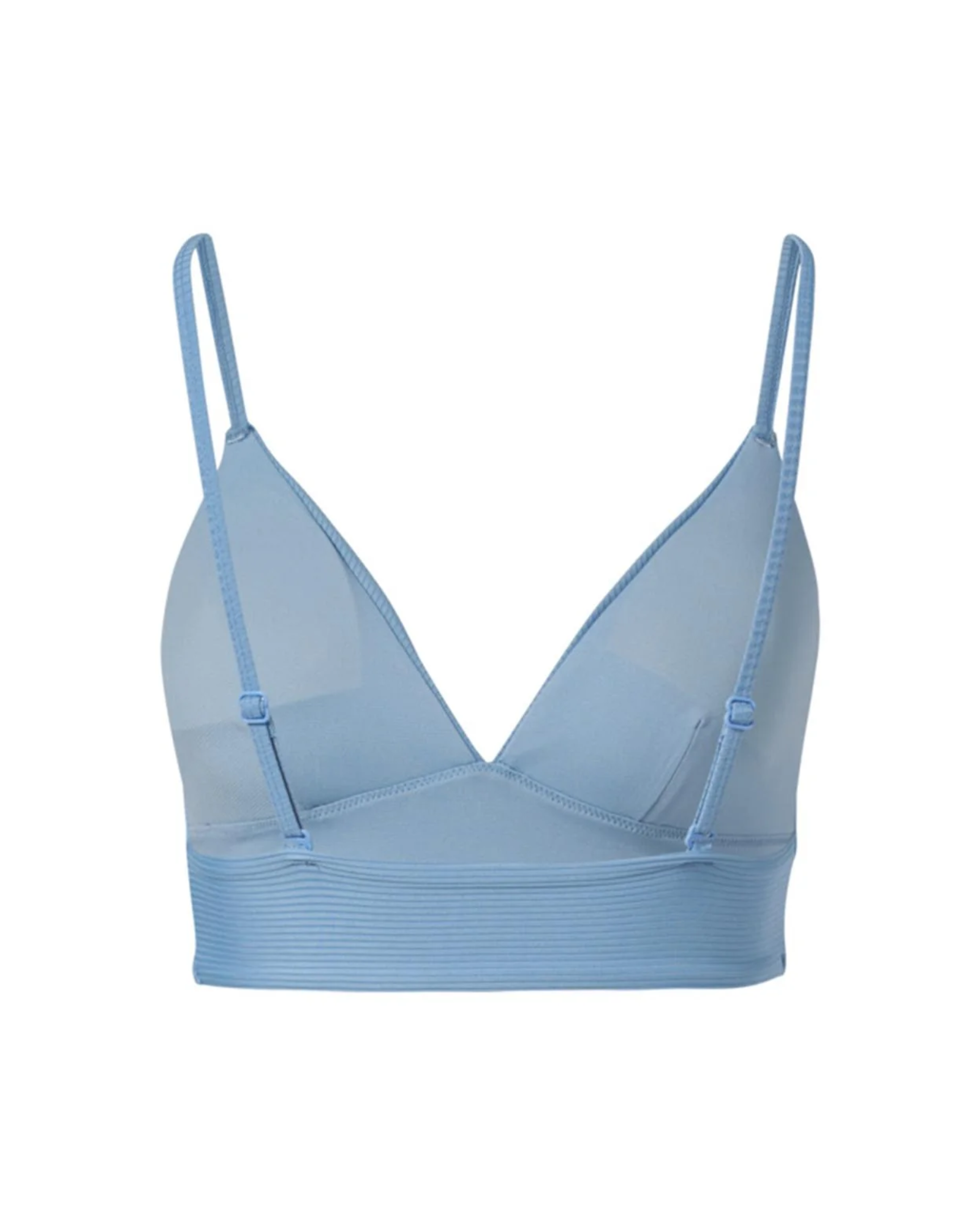 CRIVIT - Women's Ribbed Design Light Blue Bikini Top