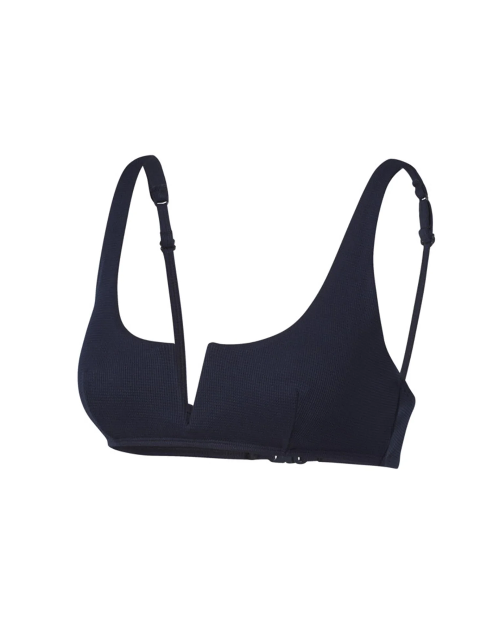 CRIVIT - Women’s Piqué Texture Navy Blue Bikini Top