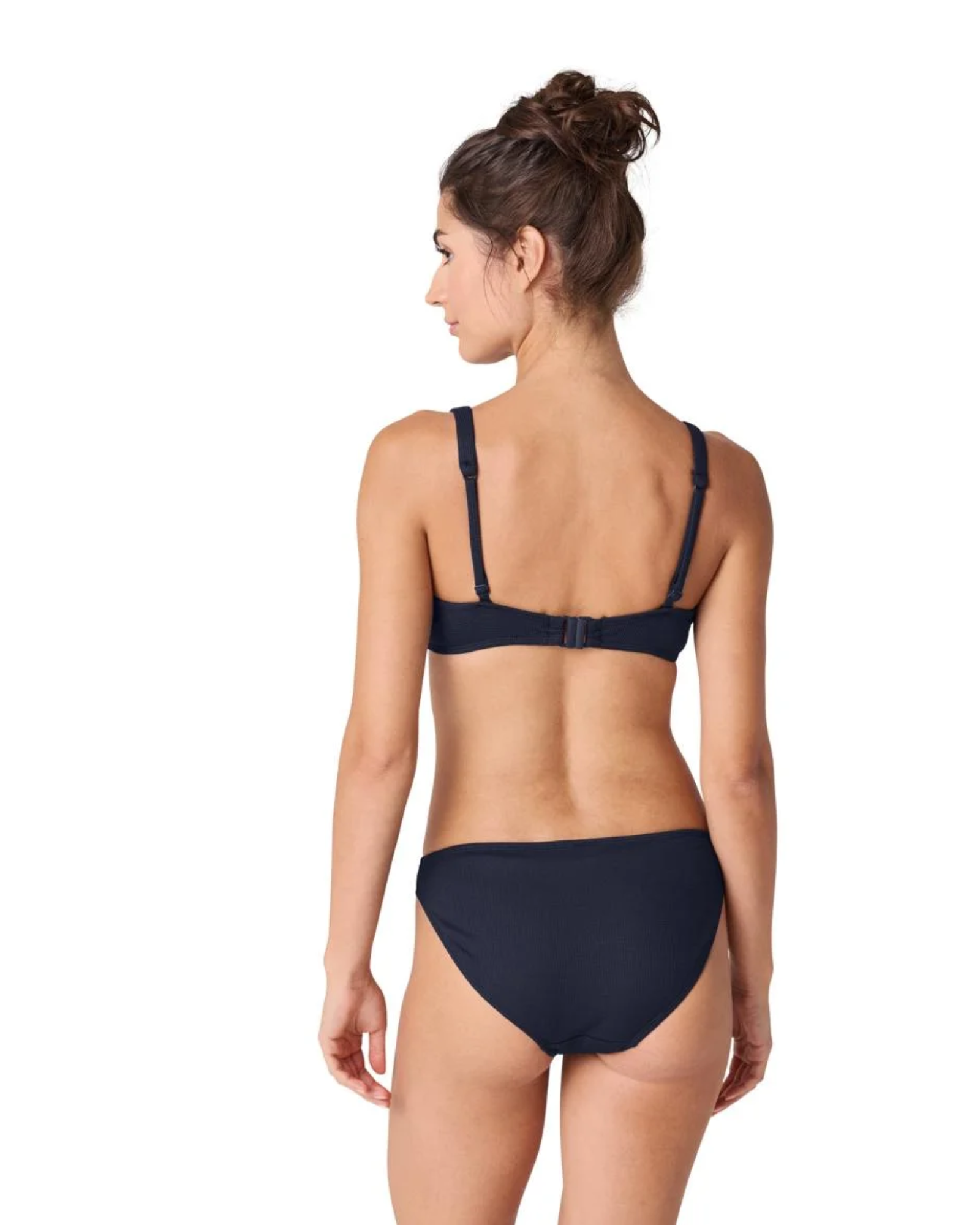 CRIVIT - Women’s Piqué Texture Navy Blue Bikini Top