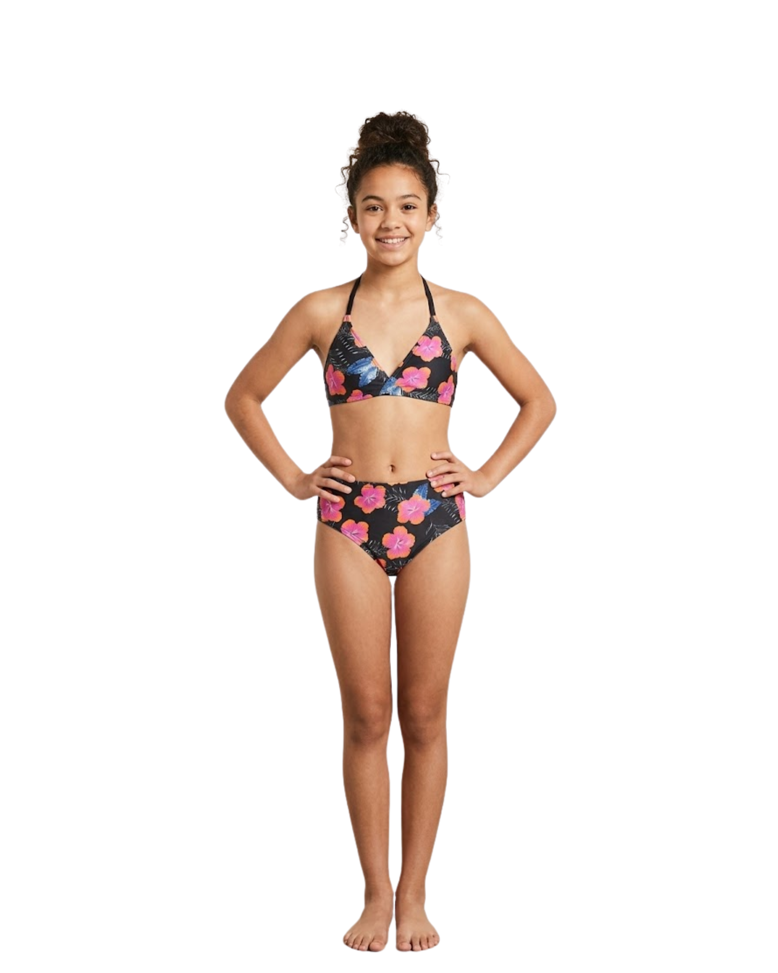 Pepperts - Girls' Floral Two-Piece Swimsuit