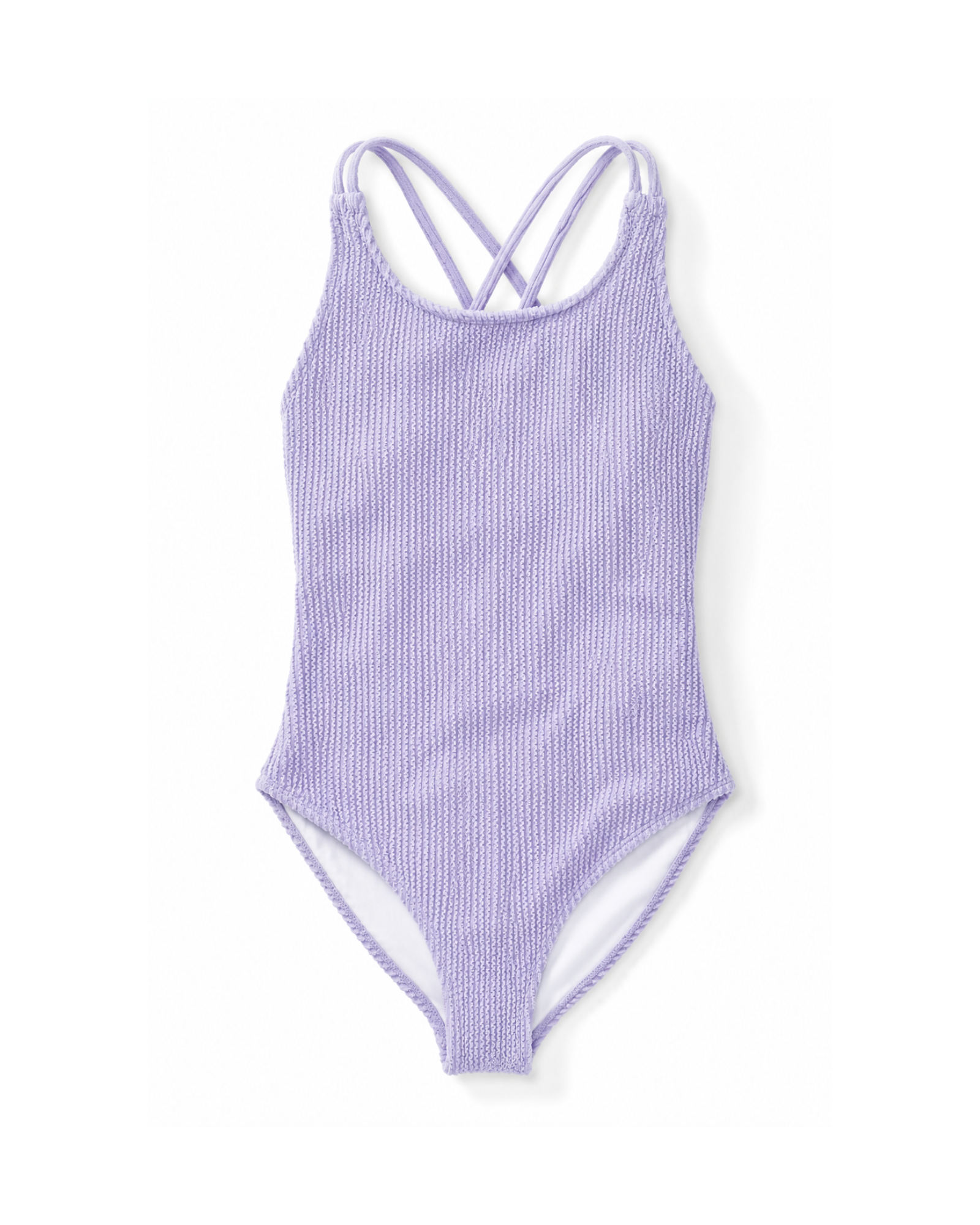 PEPPERTS - Girls Textured One-Piece Swimsuit