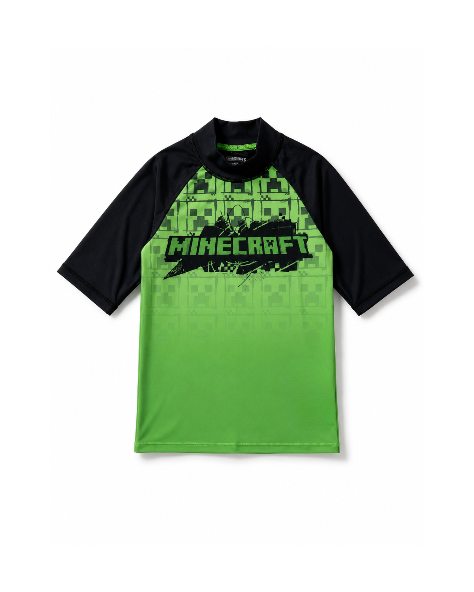 MINECRAFT - Boys' UV Protection Rash Guard Swim Top
