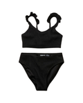 PEPPERTS - Girls' Textured Ruffle Bikini Set