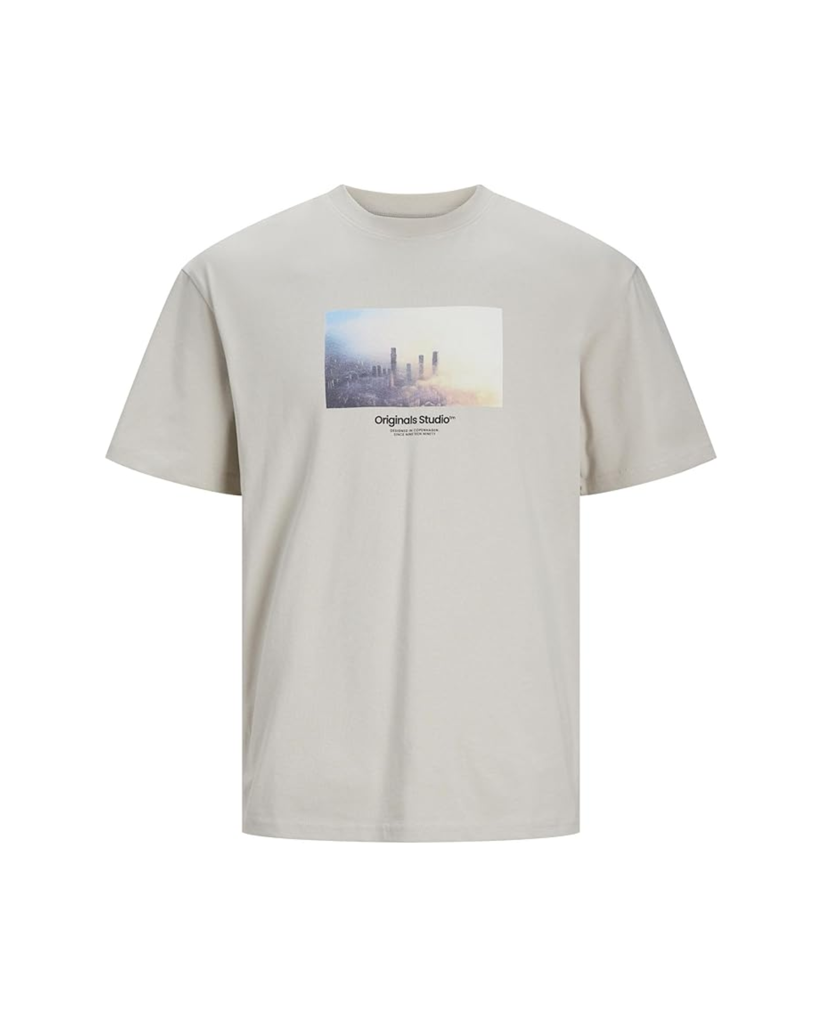JACK & JONES - 100% Cotton City Silhouette Graphic Tee