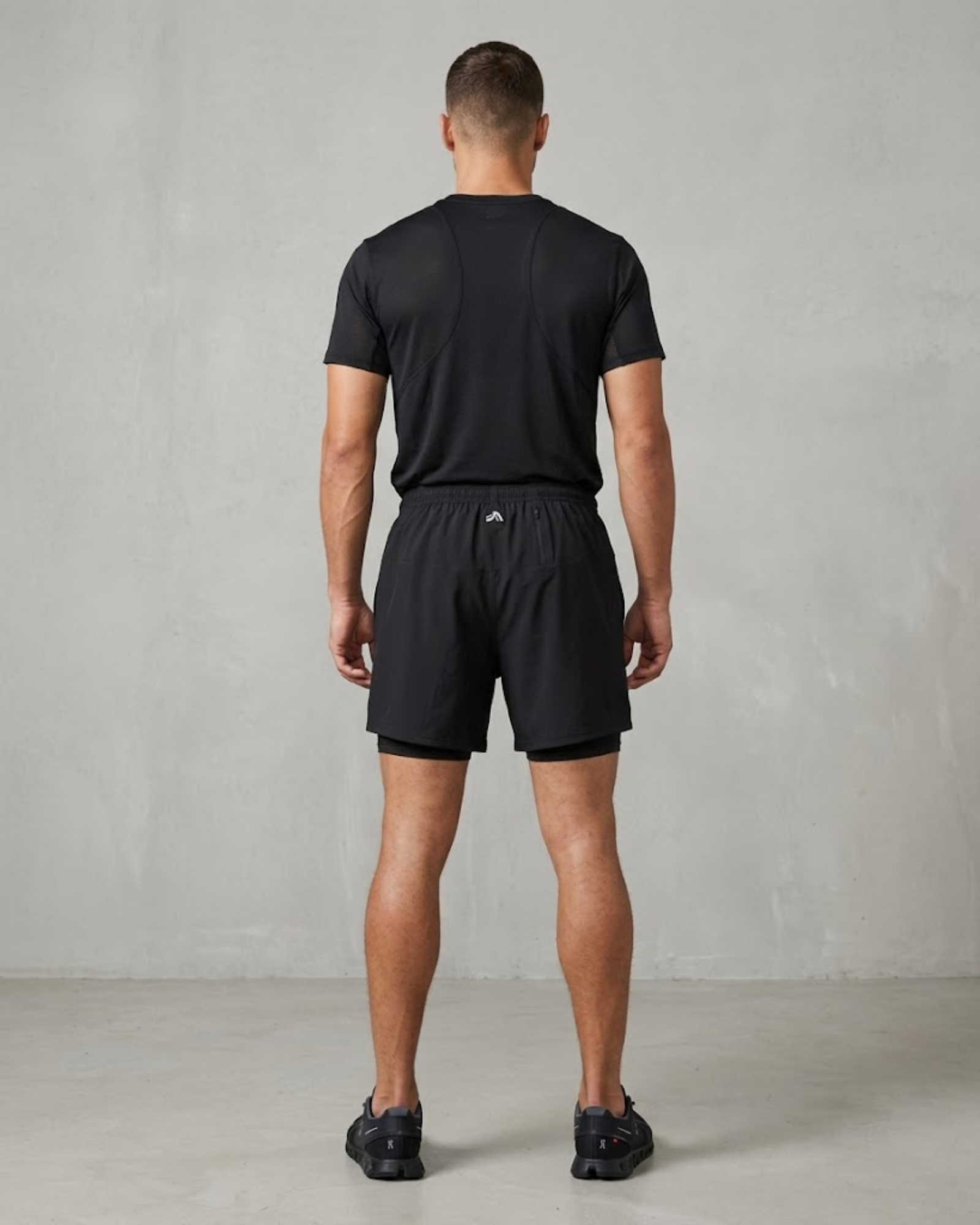 CRIVIT - Men's 2-in-1 Running Moisture-Wicking Sports Shorts