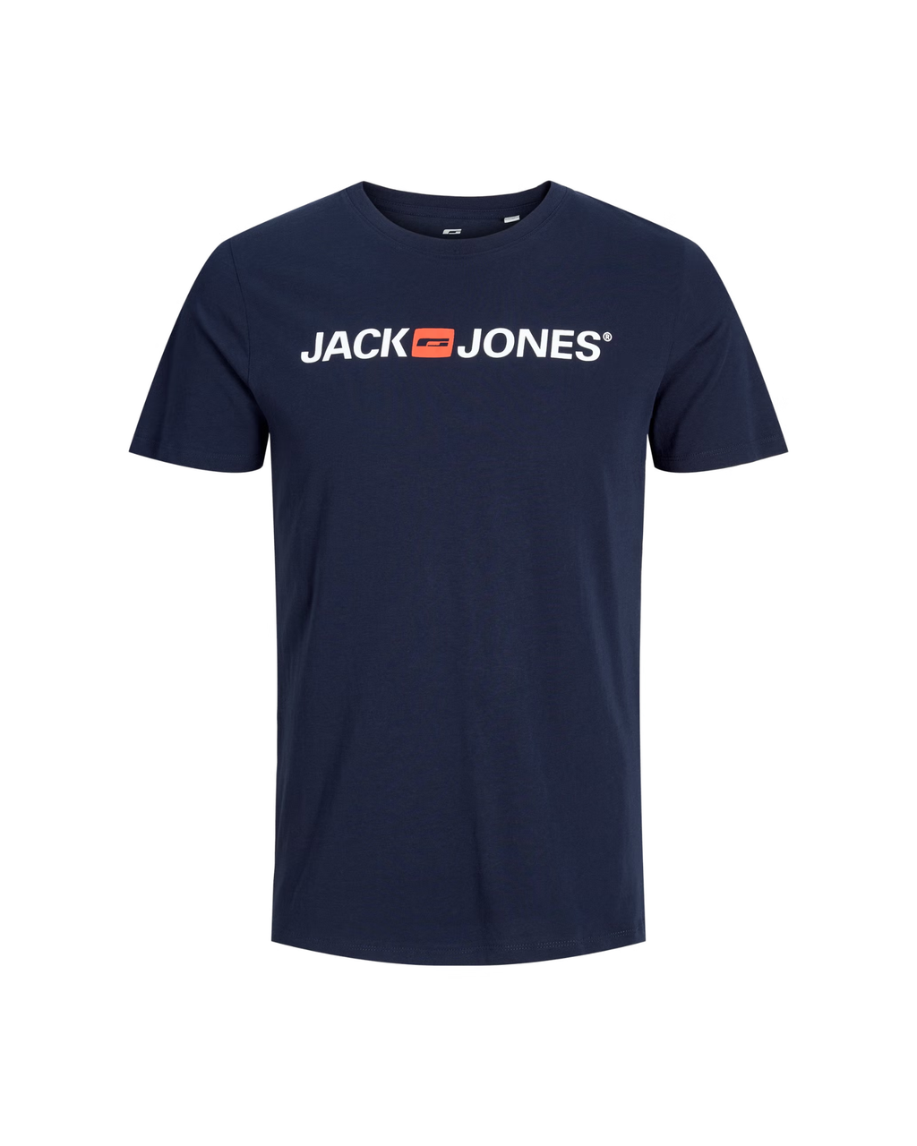 JACK & JONES - Men's Logo 100% Cotton T-Shirt