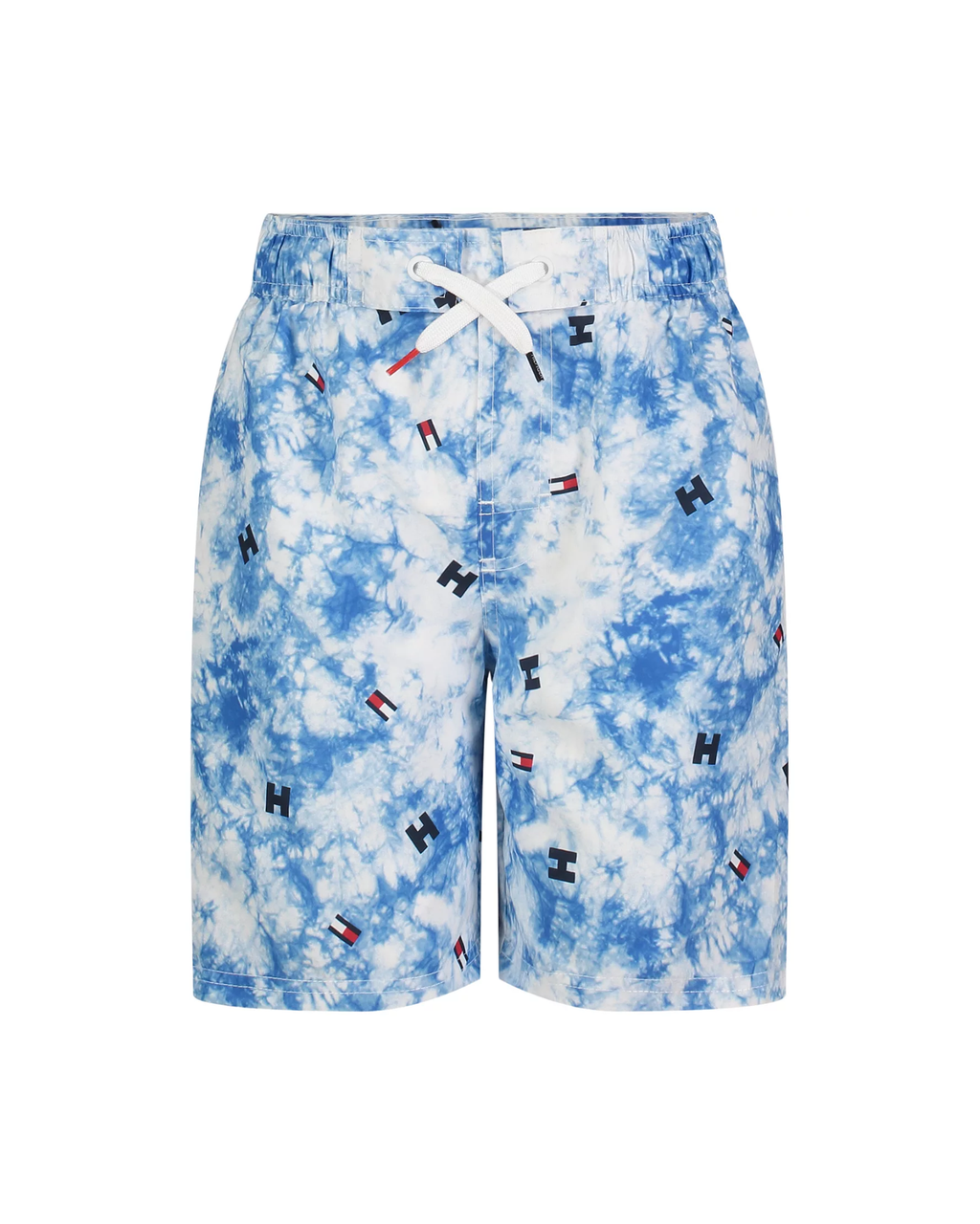 TOMMY HILFIGER - Tie-Dye Logo Swim Trunks