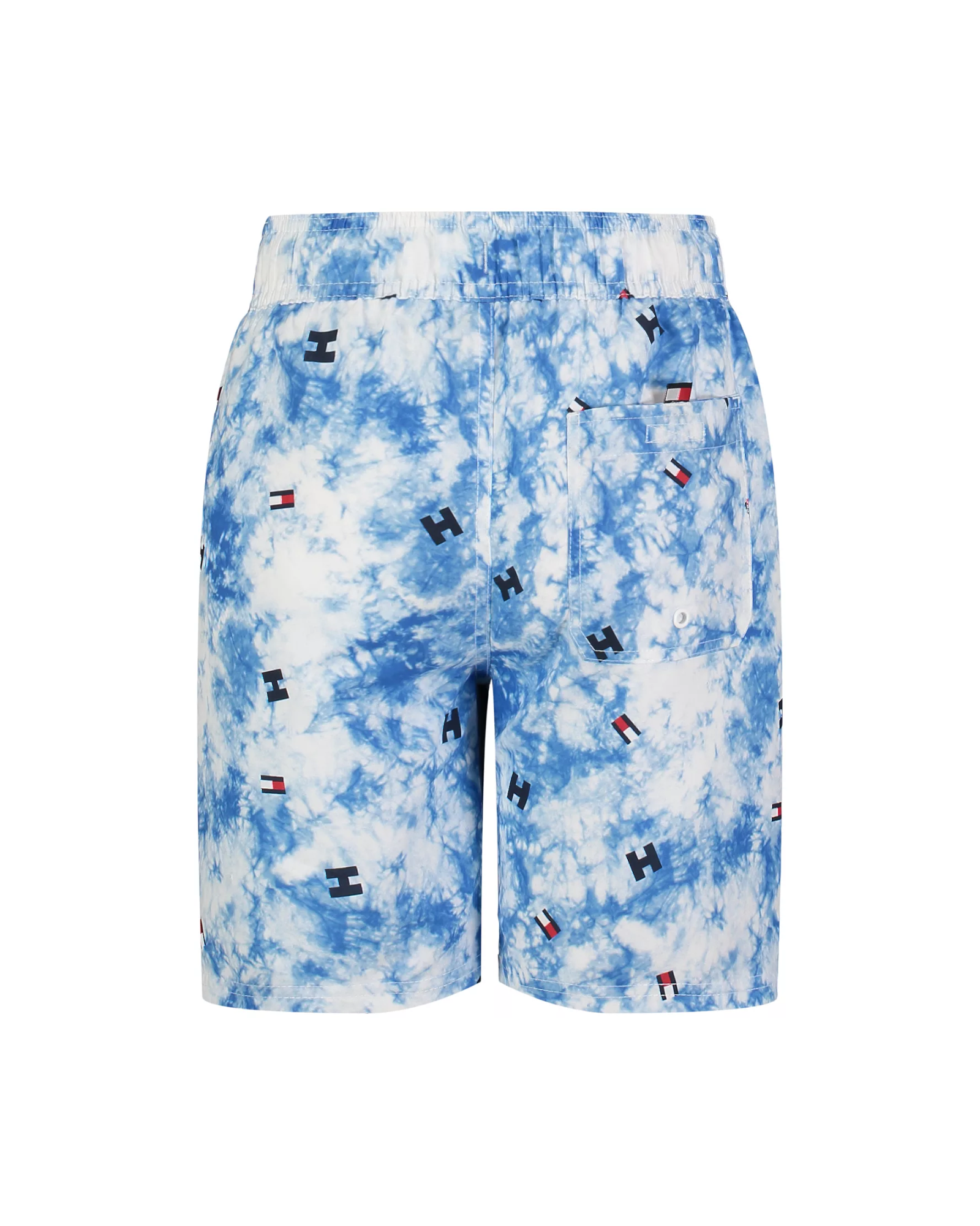 TOMMY HILFIGER - Tie-Dye Logo Swim Trunks