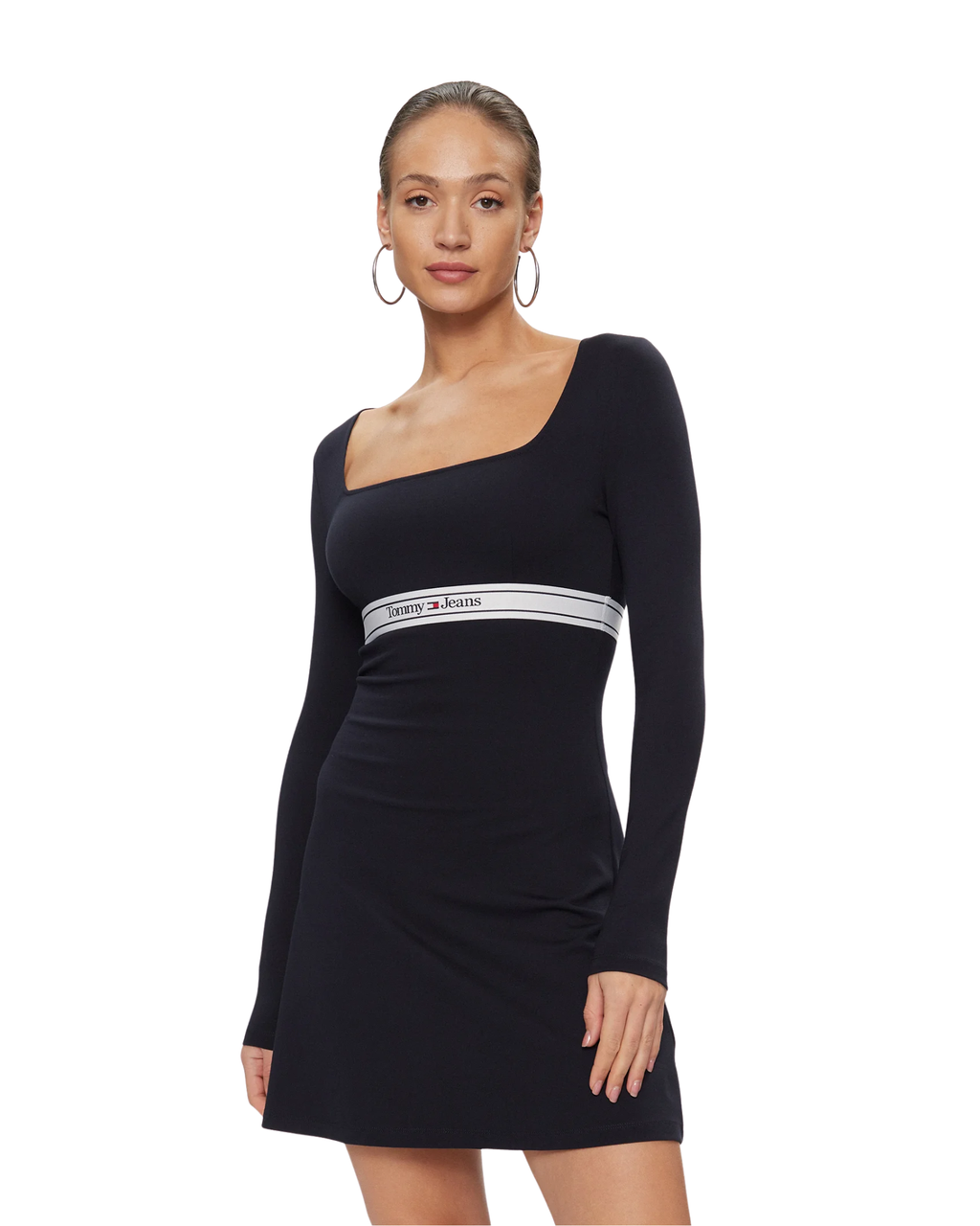 TOMMY JEANS - Branded Underbust Jersey Slim Fit Dress