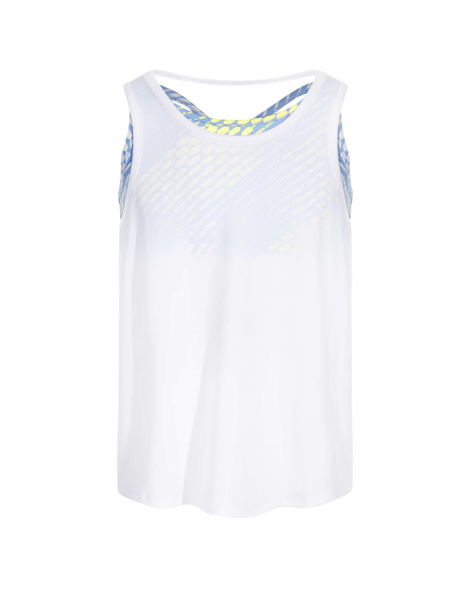 ID IDEOLOGY - Big Girls 2-in-1 Layered-Look Athletic Tank Top
