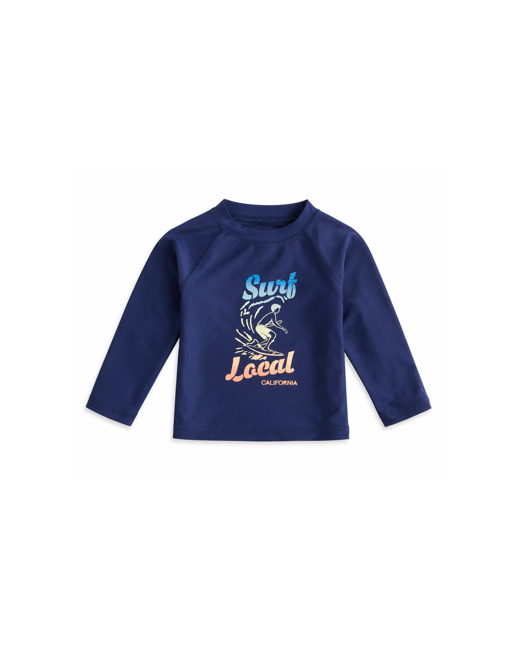 FIRST IMPRESSIONS - "Surf Local" Infant Long-Sleeve Rash Guard Swimsuit
