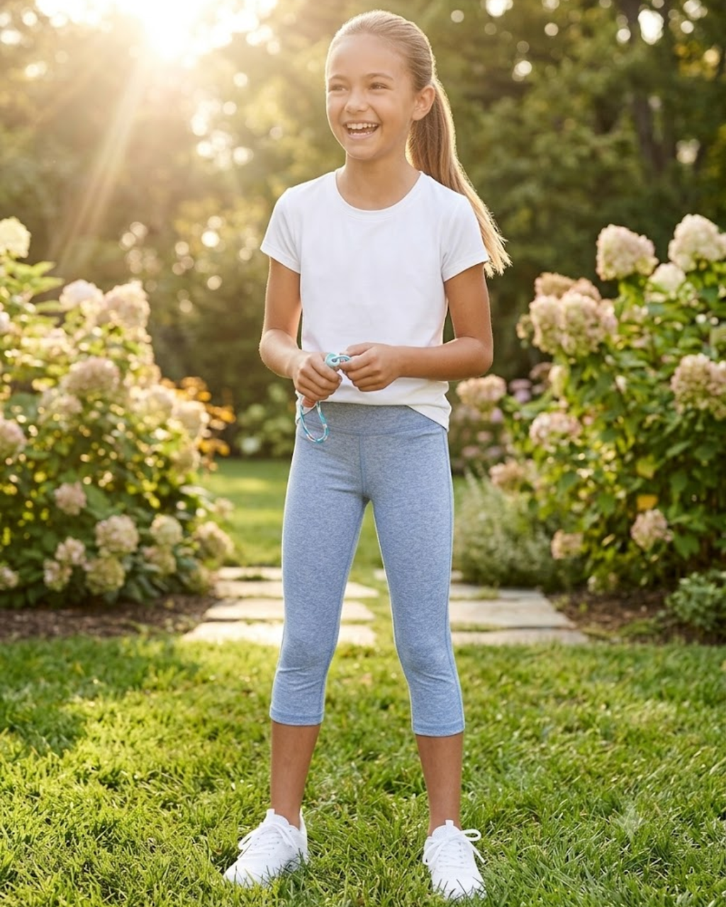 IDEOLOGY - Girls Cropped Performance Leggings