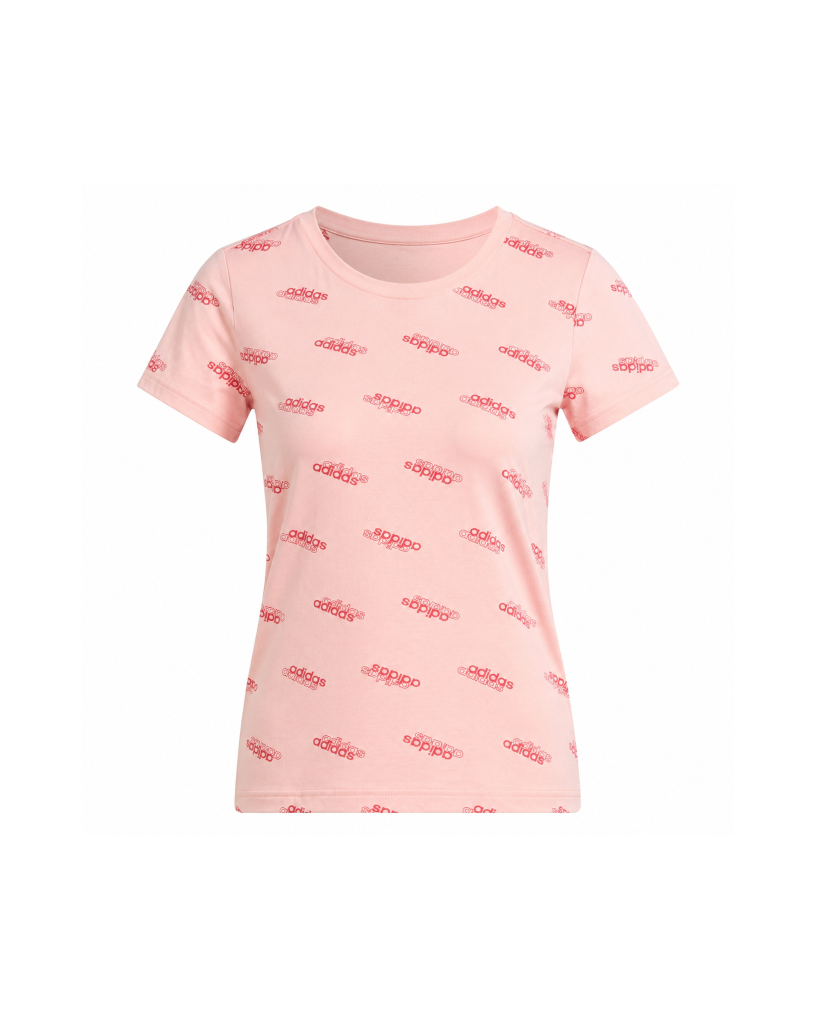ADIDAS - Girls' All-Over Logo Print Cotton T-Shirt