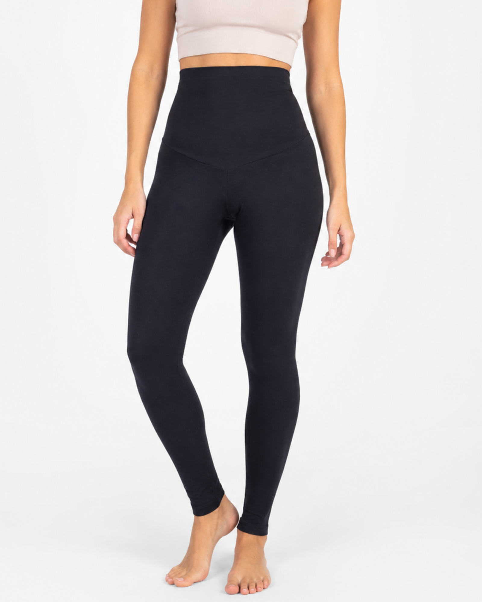 ESMARA - Women's High-Waisted Cotton Leggings